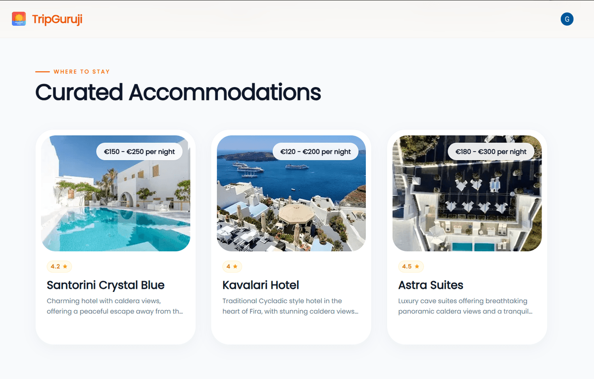 Curated Accommodations